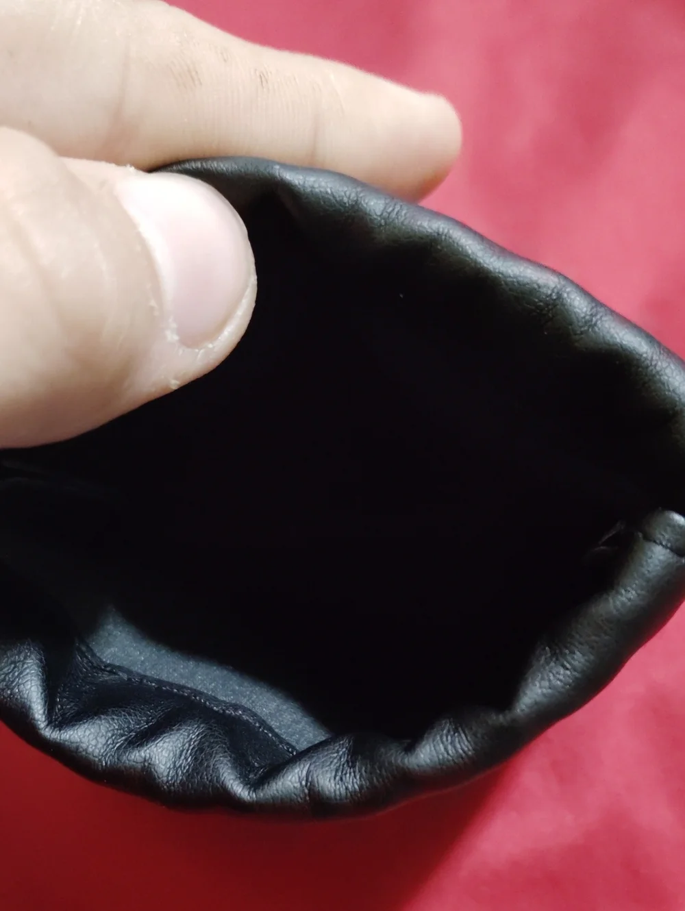 N/A black faux